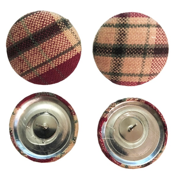 Mulberry Garden Vintage 80's-90's Pierced Earrings - Picture 6 of 6